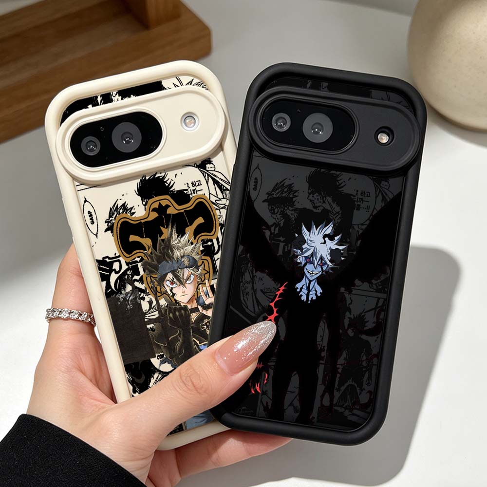 Google Pixel 8A - Coque de téléphone noire en silicone