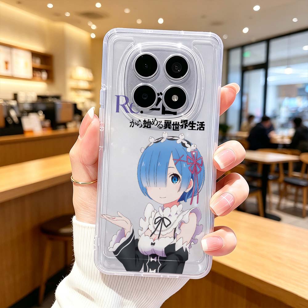 Xiaomi Poco X6 - Coque de téléphone transparente protectrice avec