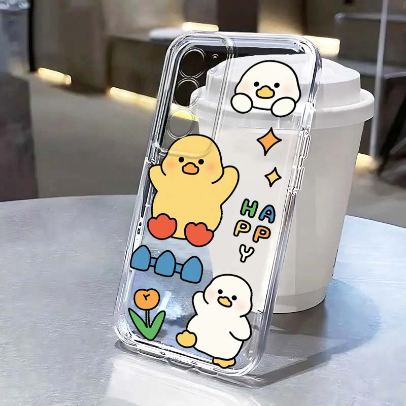 Oppo A78 - Coque transparente avec dessin animé de