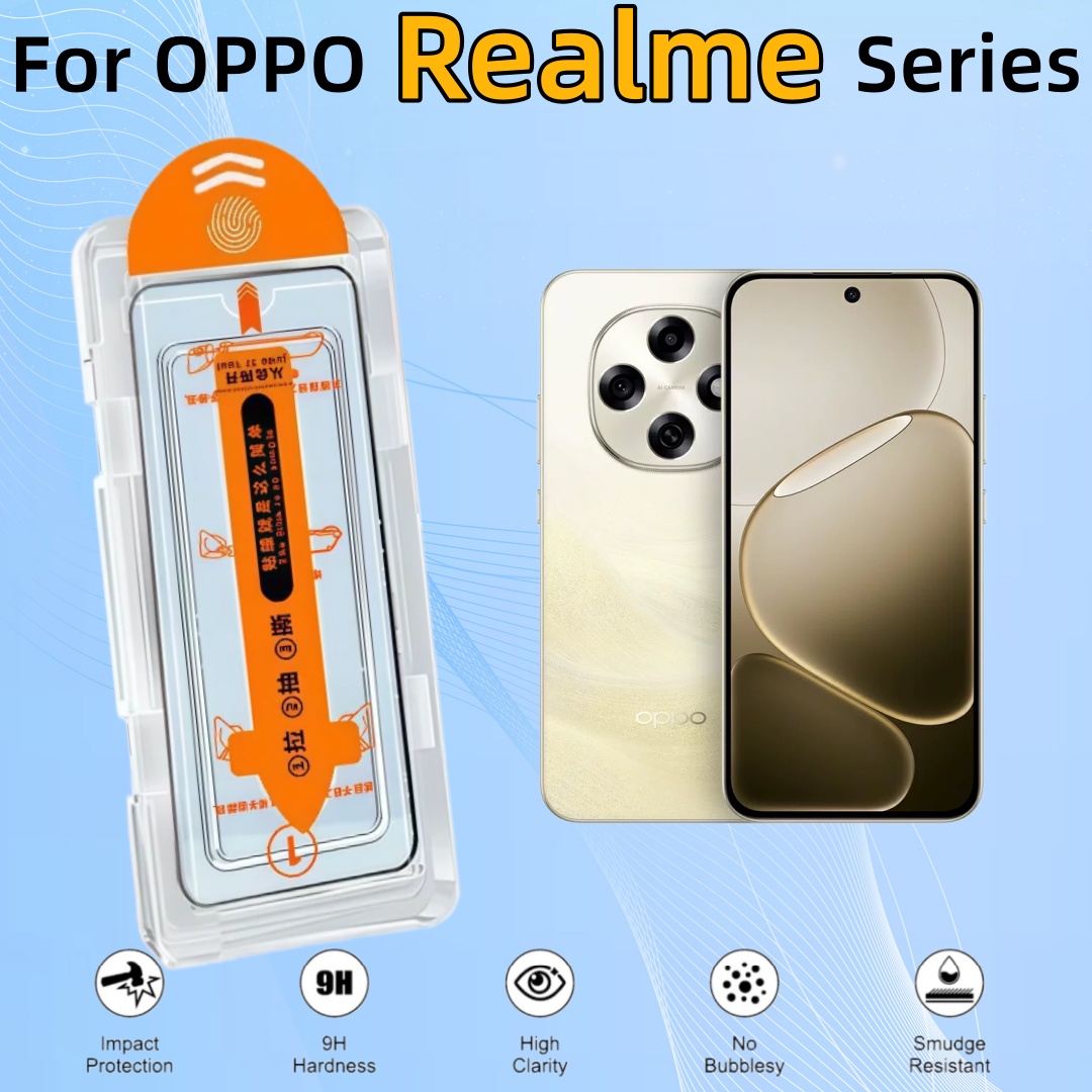 Realme Gt 6 - Protection d'écran en verre trempé pour