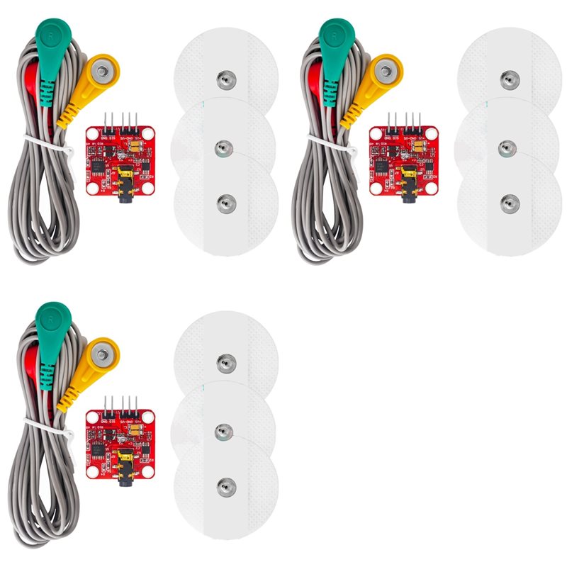 Muscle Sensor Emg - Module de capteur électrique musculaire B50B-3X,
