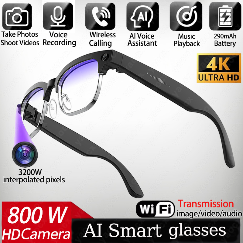 Lunettes Intelligentes 4K IA a - Smart Glasses Lens avis et prix