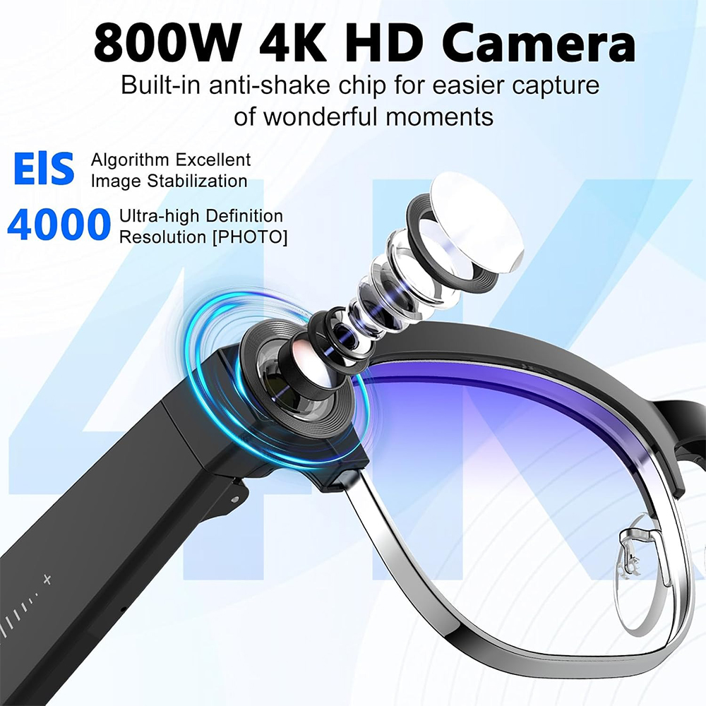 Lunettes Intelligentes 4K IA a - Smart Glasses Lens avis et prix