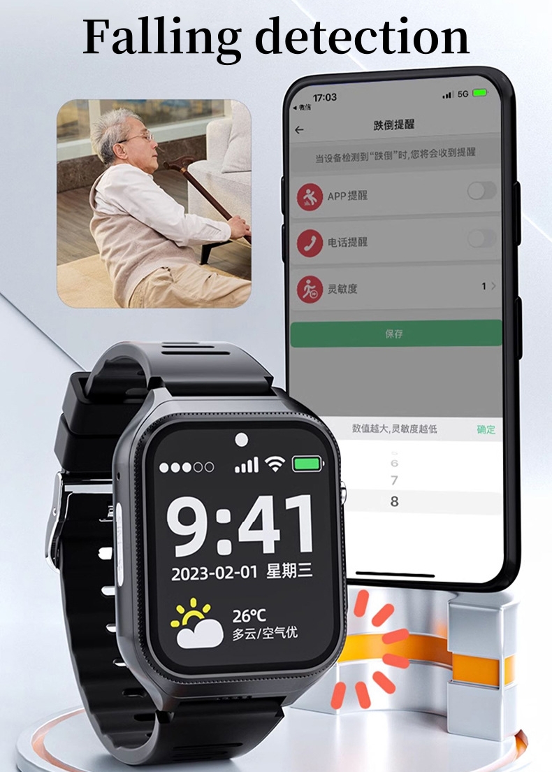 Montre connectée pour personne - Fall Detection Watch avis et prix