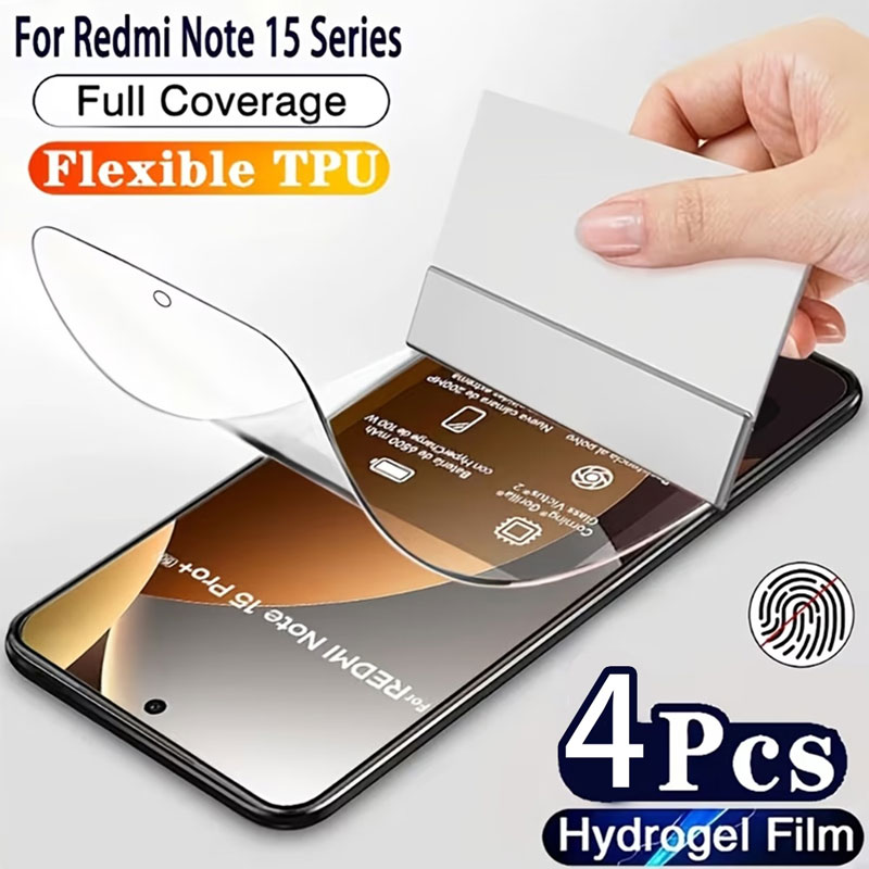 Film Hydrogel souple, 4 pièces - Xiaomi Redmi Note 13 avis et prix